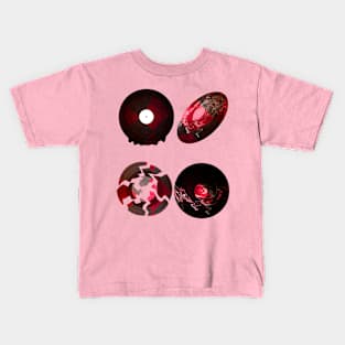 Vinyl records retro style (1) Kids T-Shirt